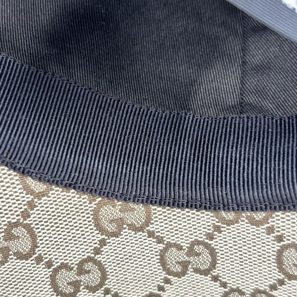 Gucci Cap Baseball Sherry XL Hat Accessories GG Canvas Beige - Picture 6 of 7